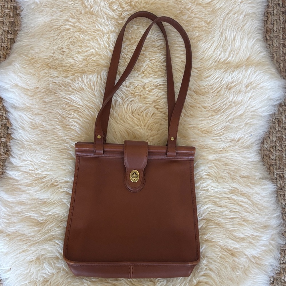 Coach Weston Shopper Shoulder Bag in British Tan Leather #9021
